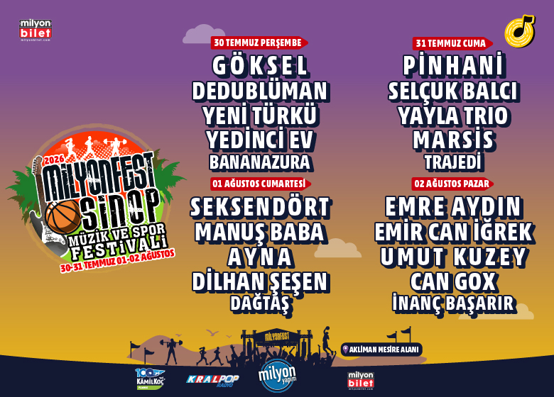 Milyonfest Sinop - 2026